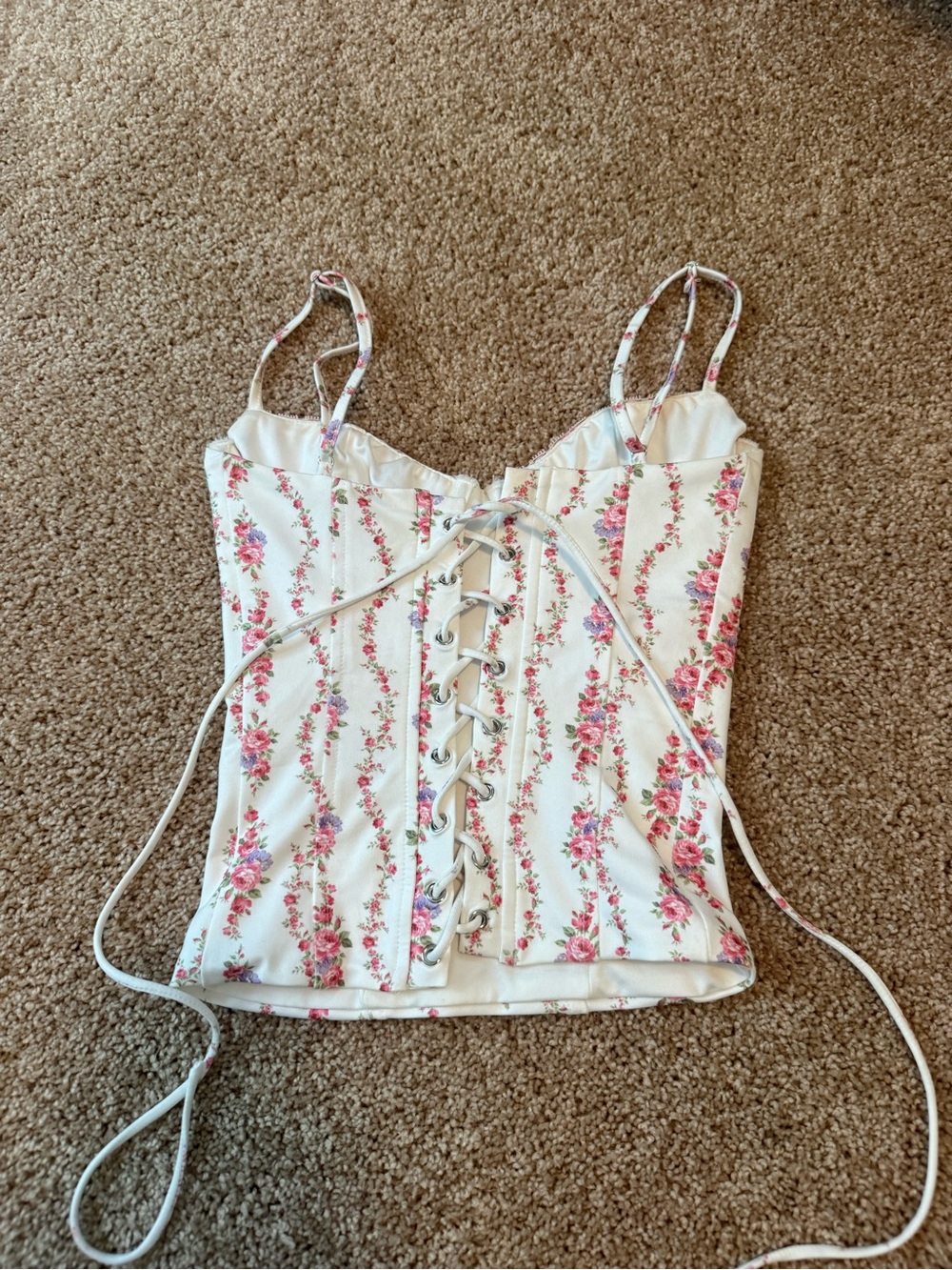 Edikted floral corset top - Picture 2 of 3